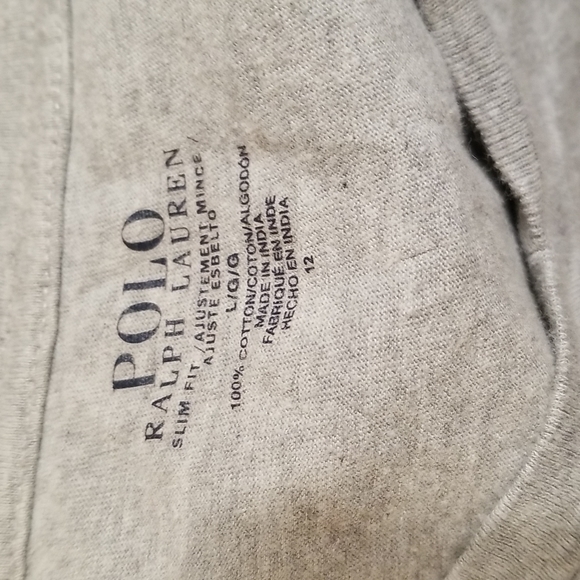 Polo Ralph Lauren men's gray tee shirt size large - Picture 17 of 17